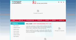 Desktop Screenshot of cobitengg.com